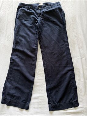 Converse One Star Navy Linen Pants